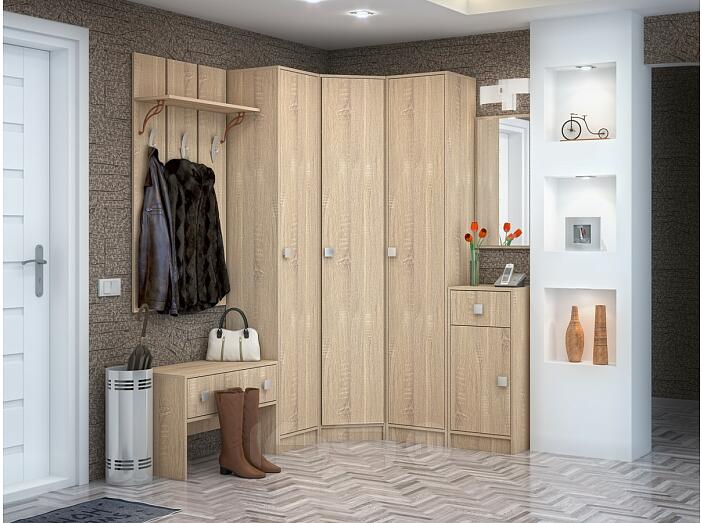 Шкаф угловой Глория 2 107 Дуб сонома