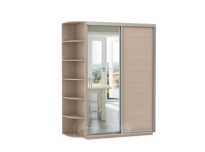 Шкаф-купе D2-05 Дуб молочный глубиной 600 мм