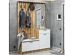 Стиль-02 White In 2S/Дуб Вотан Дуб Вотан 2090*1400*380