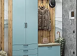 Стиль-03 Grey-green In 2S/Дуб Вотан Дуб Вотан 2110*1600*380