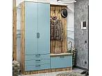 Стиль-03 Grey-green In 2S/Дуб Вотан Дуб Вотан 2110*1600*380