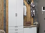 Стиль-03 White In 2S/Дуб Вотан Дуб Вотан 2110*1600*380