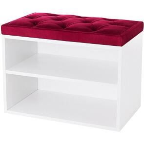 Обувница HD Белый Красный 600*450*350