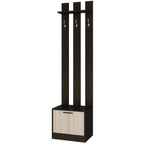 Тумба с вешалкой Лофт-5 СТЛ.235.03 Венге/Ясень шимо светлый