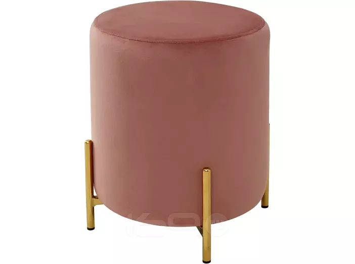 Пуф для гостиной RICE BLUVEL-52 PINK / GOLD 