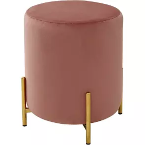 Пуф для гостиной RICE BLUVEL-52 PINK / GOLD 