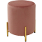 Пуф для гостиной RICE BLUVEL-52 PINK / GOLD Пуф для гостиной RICE BLUVEL-52 PINK / GOLD