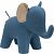 Пуф Leset Elephant ткань Omega 45/Omega 02