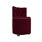 Пуф Саваж Микровельвет Бордовый Пуф Саваж Микровельвет Бордовый
