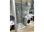 AQ ARI KV09020CH Душевой уголок квадратный, двери раздвижные 900x900x2000 профиль хром, стекло прозрачное Выставочный образец