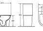 AVISIO Унитаз-компакт безободковый с микролифтом Выставочный образец
