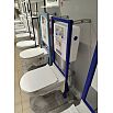 tumb 4 - Комплект Унитаз подвесной CITY CO DPL EO slim с инсталляцией LINK PRO и кнопкой INTERA стекло белый Выставочный образец
