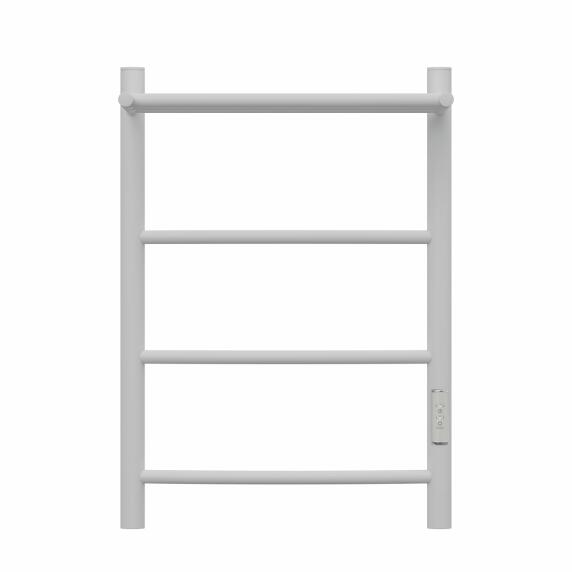 Полотенцесушитель электрический Point Афина PN04846PW П3 400x600 диммер справа, белый Выставочный образец Бутово