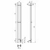 tumb 10 - Полотенцесушитель электрический Point Деметра PN12812B П3 80x1200 диммер справа, черный Выставочный образец