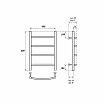tumb 11 - Полотенцесушитель водяной Point PN04146 П4 400x600, хром Выставочный образец
