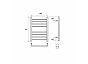 Полотенцесушитель водяной Point PN10146S П8 400x600, хром Выставочный образец