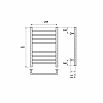 tumb 7 - Полотенцесушитель водяной Point PN10146S П8 400x600, хром Выставочный образец
