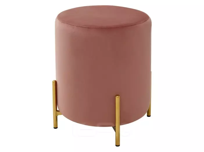 Пуф для гостиной RICE BLUVEL-52 PINK / GOLD Выставочный образец