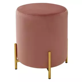 Пуф для гостиной RICE BLUVEL-52 PINK / GOLD Выставочный образец