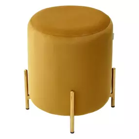 Пуф для гостиной RICE BLUVEL-68 YELLOW / GOLD Выставочный образец