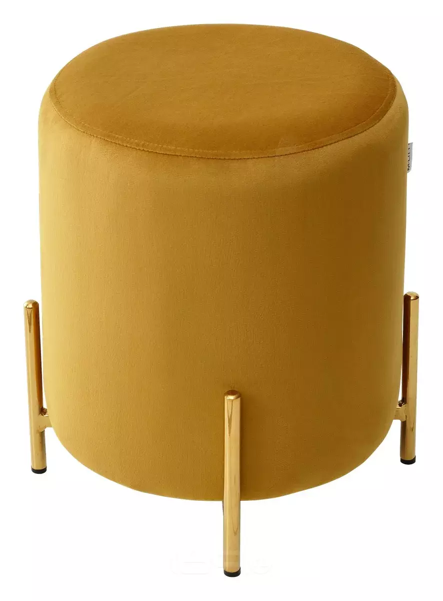 Пуф для гостиной RICE BLUVEL-68 YELLOW / GOLD Выставочный образец