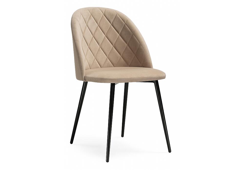 

Стул Зест микровелюр 05 / черный глянец Выставочный образец Новокосино, Бежевый