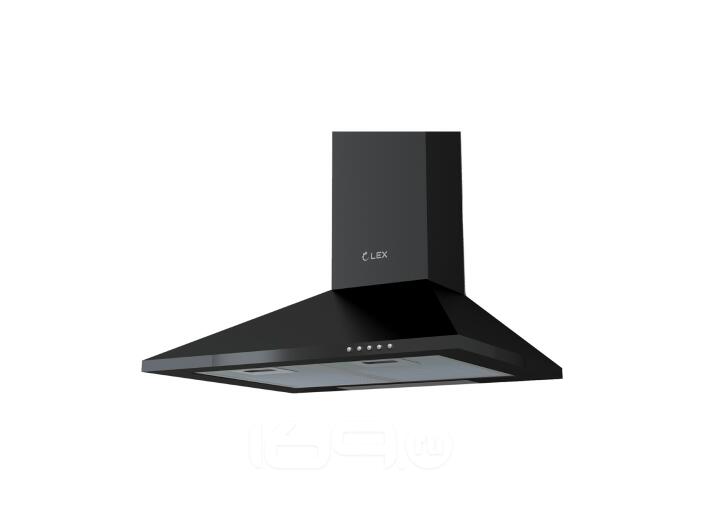 Вытяжка декоративная BASIC BLACK 600 Выставочный образец Новокосино
