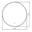 tumb 11 - Зеркало с LED-подсветкой TOPPUS VELVET 71 Выставочный образец