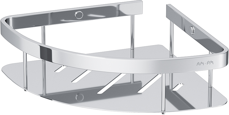 Полка для душа угловая, Sense L, хром