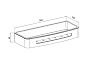 Полка Optima Home SHE10SBi44