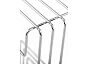 Полка прямоугольная фрейм 30,1х16,6х40,1 см., цвет хром