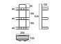 Полка Shelf 013W030M44