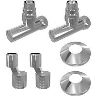 Комплект подключения Lemark LM03412R с круглыми вентилями