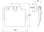 Держатель для туалетной бумаги Edifice EDISBC0i43
