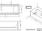 Каркас для ванны AM.PM Gem 150х70