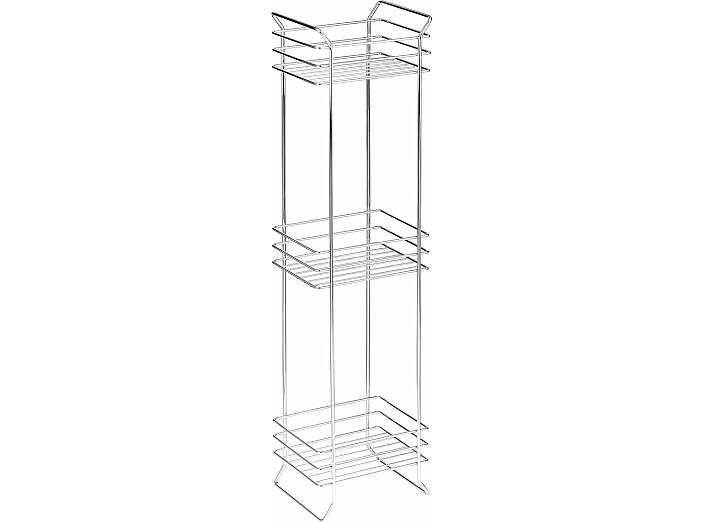 Стеллаж, 18,5х15х70,5 см, цвет хром Стеллаж, 18,5х15х70,5 см, цвет хром