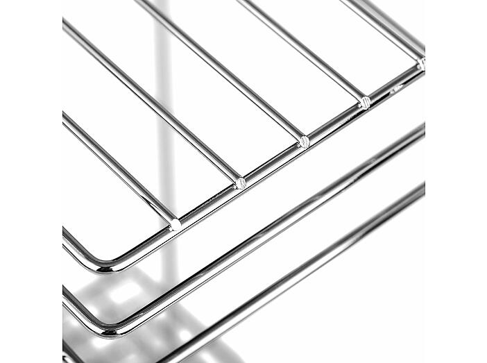 Стеллаж, 18,5х15х70,5 см, цвет хром