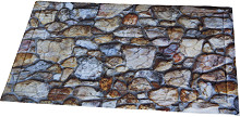 Коврик принтованный рельефный "Камни" 45х75см.