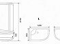 Кабина EF1221R душевая PARLY