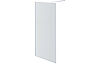 AQ NAR 6310-140 Душевая перегородка Walk in с держателем 1400x2000 профиль хром, стекло прозрачное
