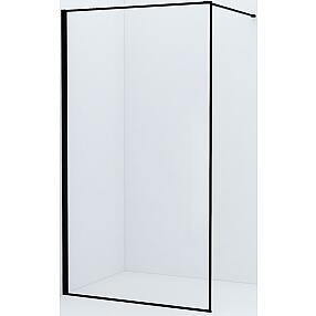 Душевая перегородка Walk In, черный 110x195, Slide, IDDIS, SLI8BS7i23