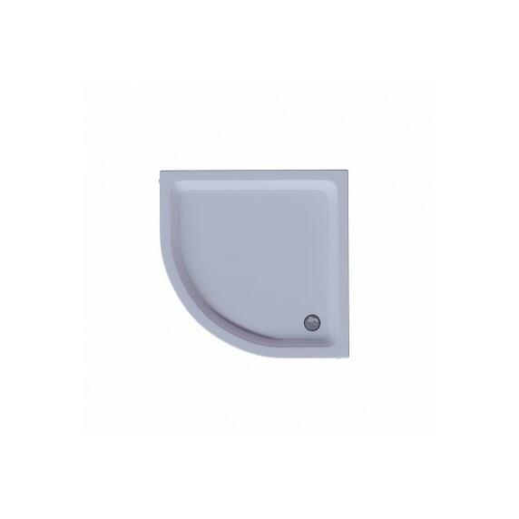 Душевой поддон акриловый Aquatek DPA-0000002 100*100*15 см, 1/4 круга R50, с ножкамии и с фронтальным экраном, без сифона