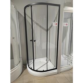 Душевое ограждение Triton Альфа-Блэк 90х90 с поддоном