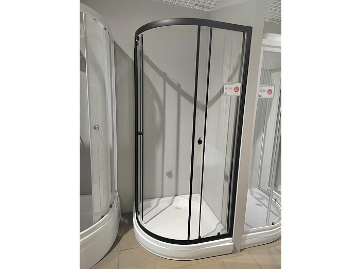 Душевое ограждение Triton Альфа-Блэк 90х90 с поддоном