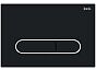 Клавиша смыва, универсальная, матовый черный, Unifix, 071, IDDIS, UNI71MBi77