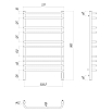 tumb 5 - Полотенцесушитель электрический Lemark Luna LM41910Z П10 500x900, диммер справа, хром