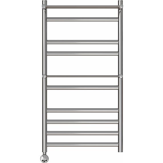 Полотенцесушитель электрический Point Артемида PN14150PE П8 500x1000 c 2 полками, левый/правый, хром