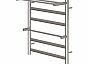 Полотенцесушитель электрический Point Артемида PN14156PE П4 500x600 c 2 полками, левый/правый хром