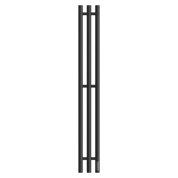 Полотенцесушитель электрический Point Деметра PN12822B П3 120x1200 диммер справа, черный