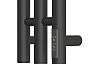 Полотенцесушитель электрический Point Деметра PN12822B П3 120x1200 диммер справа, черный